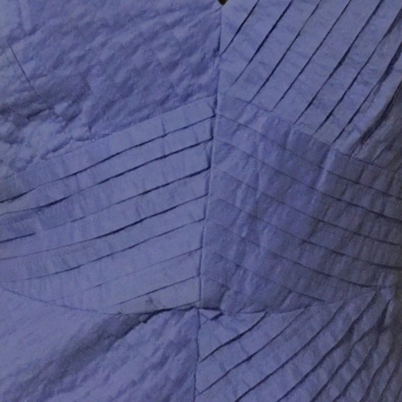 J CREW "Alayna" Pleated Chevron A-Line Dress - Picture 4 of 11